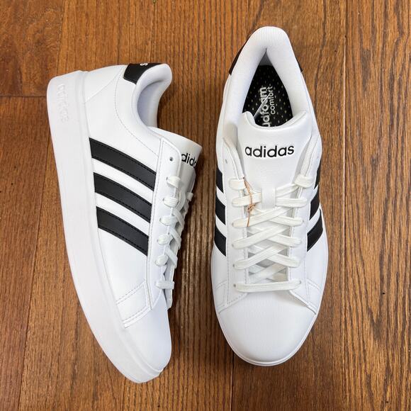 Adidas Grand Court Cloudfoam Lifestyle Co Mens Sneakers Size 9.5 - Picture 2 of 7